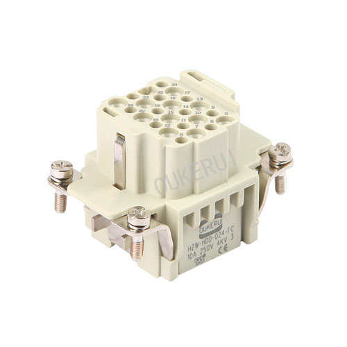 DD 24 250V 10AHeavy Duty Connector Ionsáigh Mná